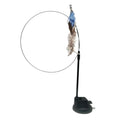 Interactive Feather Wand Cat Toy | Bird Teaser Stick for Indoor Cats