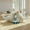 Cat Treat Puzzle Toy | Interactive Slow Feeder Ball for Indoor Cats